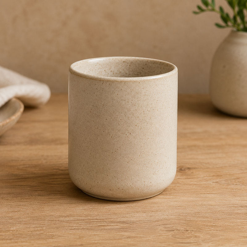 Keramikbecher Sand